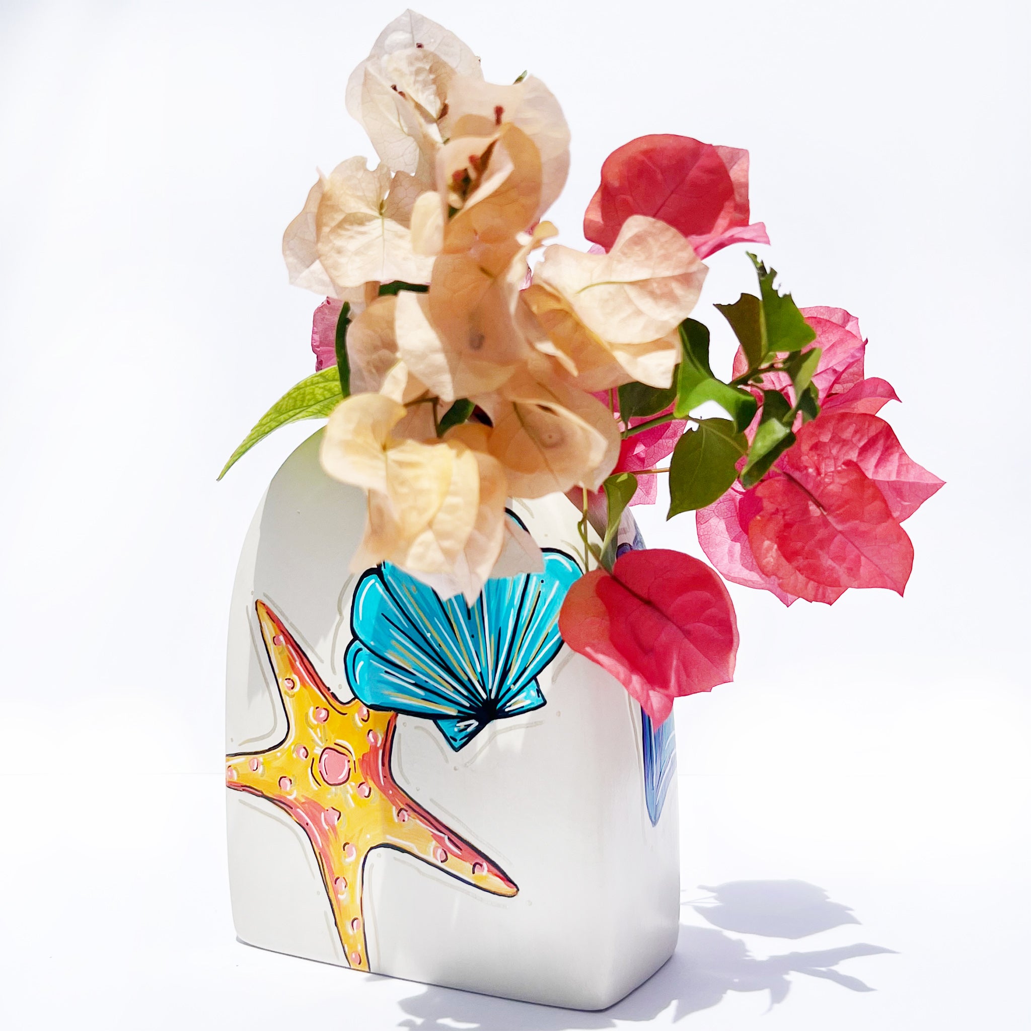 SHELLS MEDIUM FLAT VASE