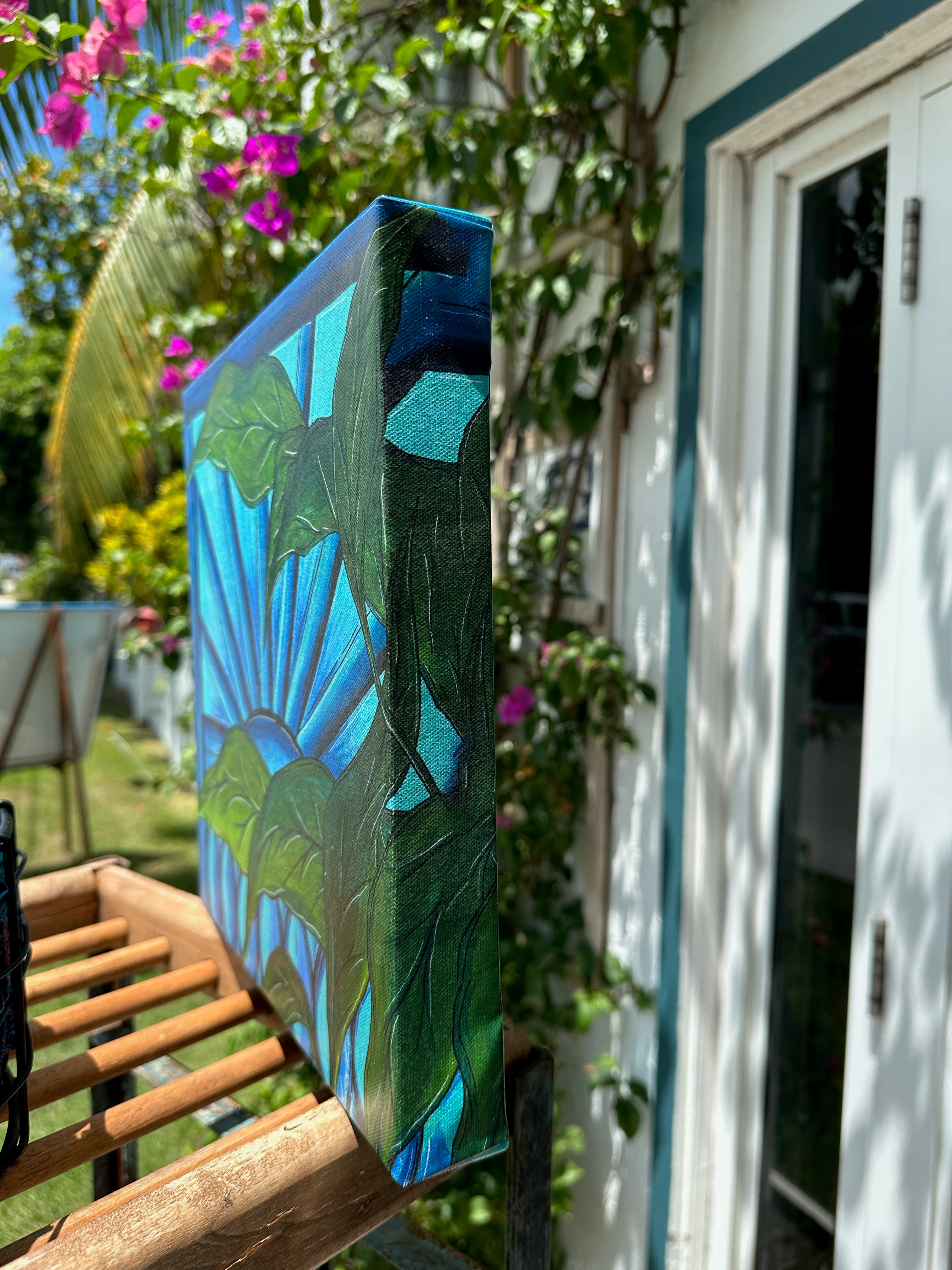 CARIBBEAN BLUES CANVAS PRINT