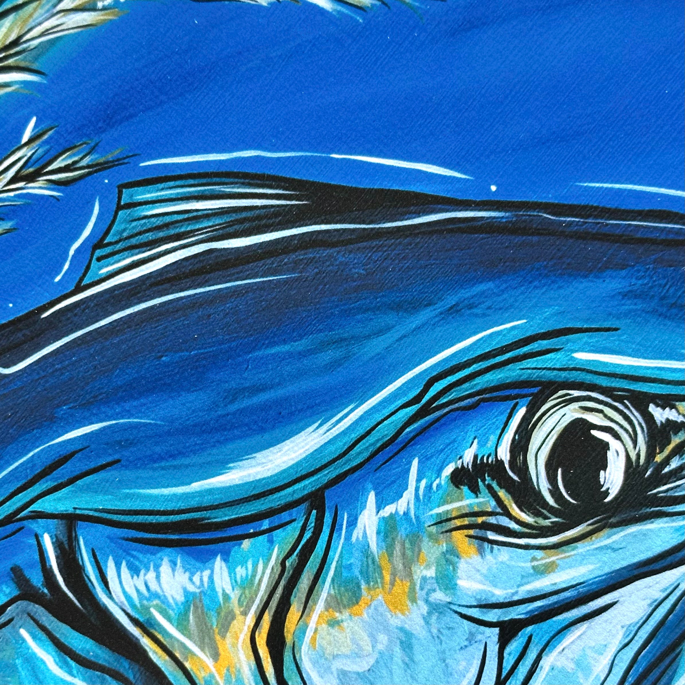 TUNA IN THE WEEDS 8x10" FLAT CANVAS PRINTS