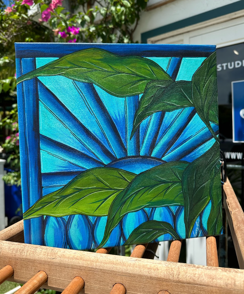 CARIBBEAN BLUES CANVAS PRINT