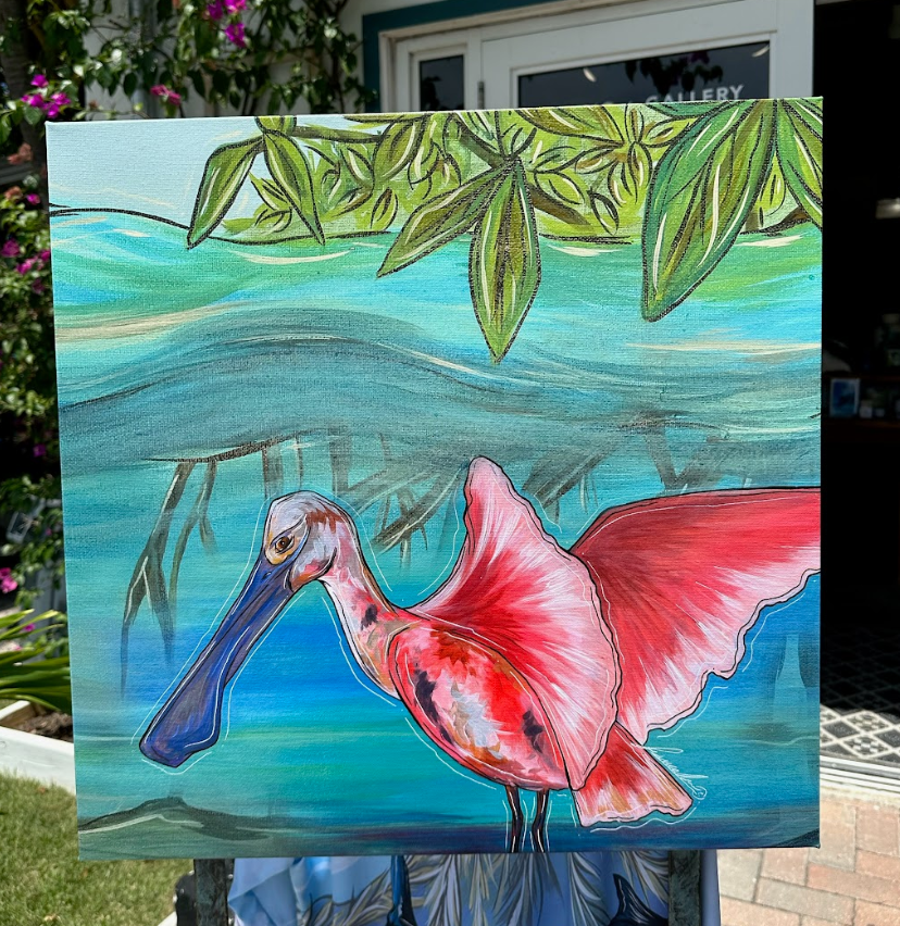 SPOONBILL CANVAS PRINT