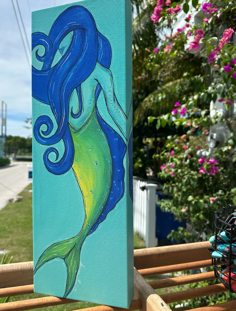 MAHI MERMAID CANVAS PRINT