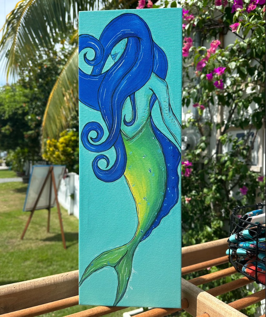 MAHI MERMAID CANVAS PRINT