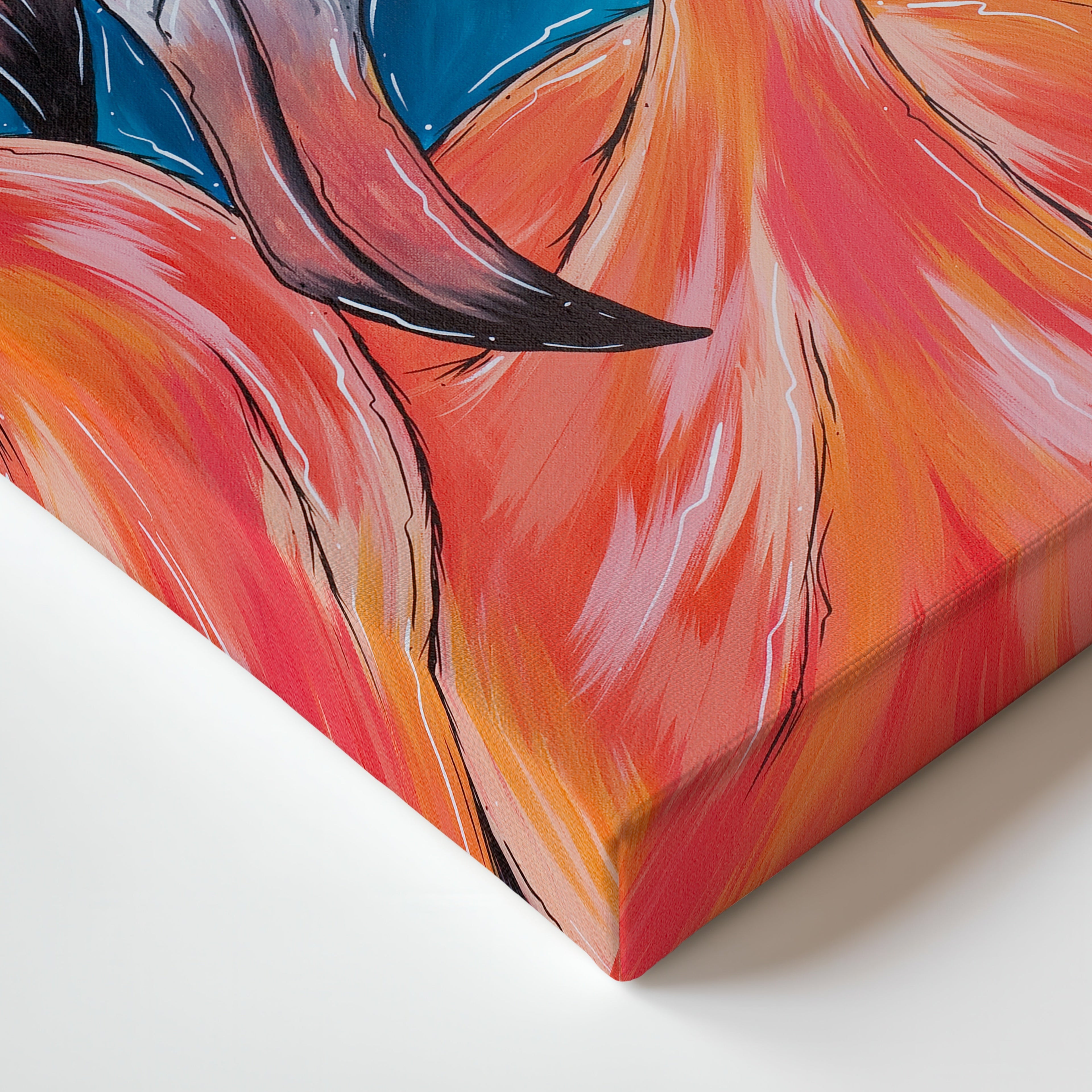 Flamingo Flock Print
