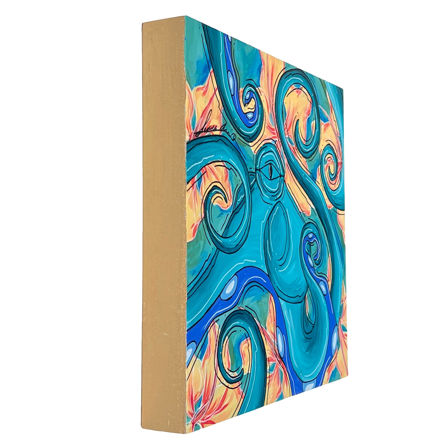 Hibiscus Octo 12"x12"