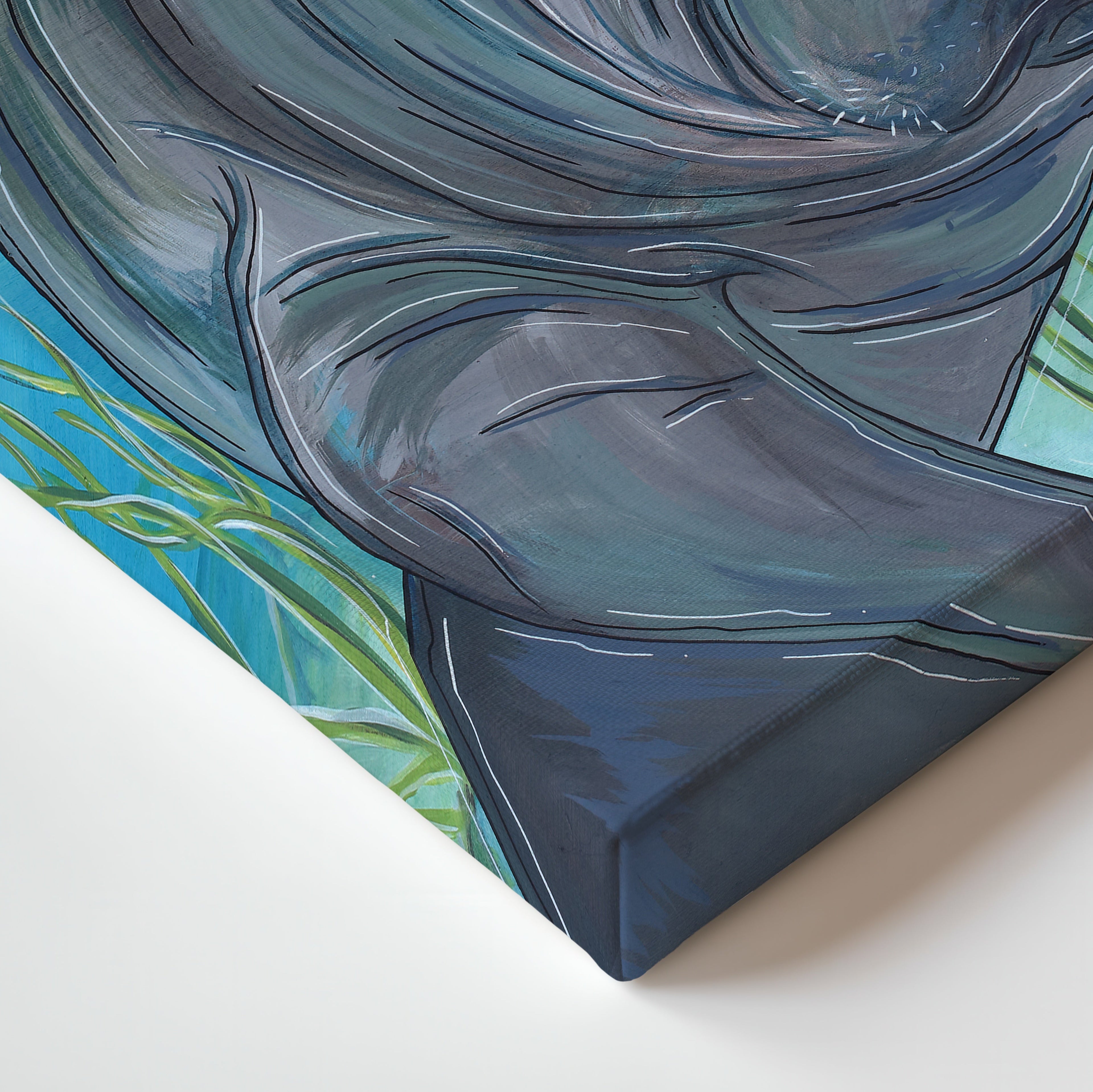 Everglades Manatee Print