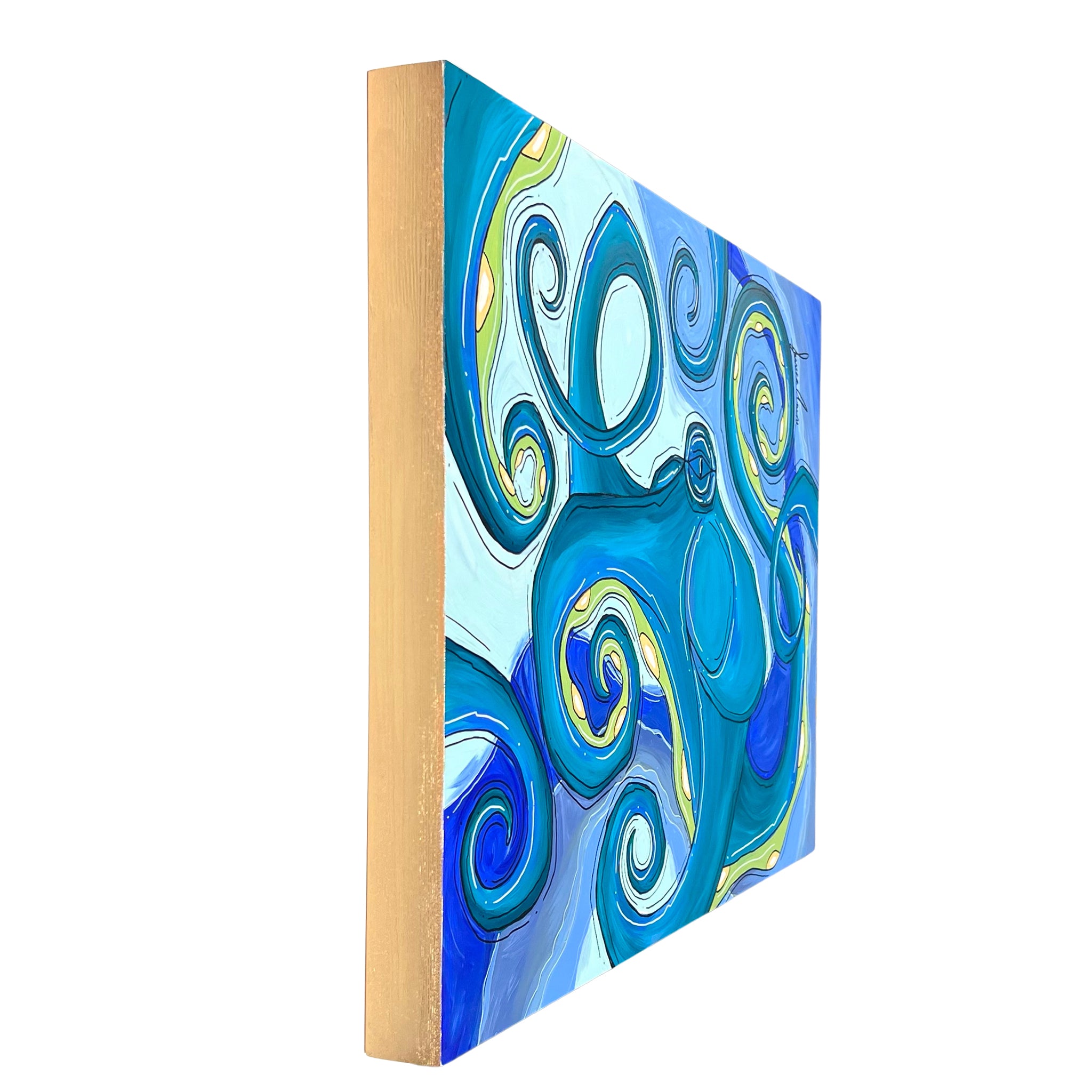 Ocean Blues Octo 18"x24"