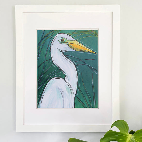 Everglades Egret Print