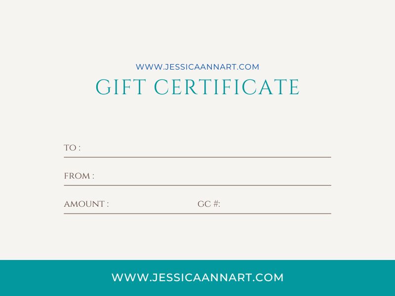 Jessica Ann Art Gift Card