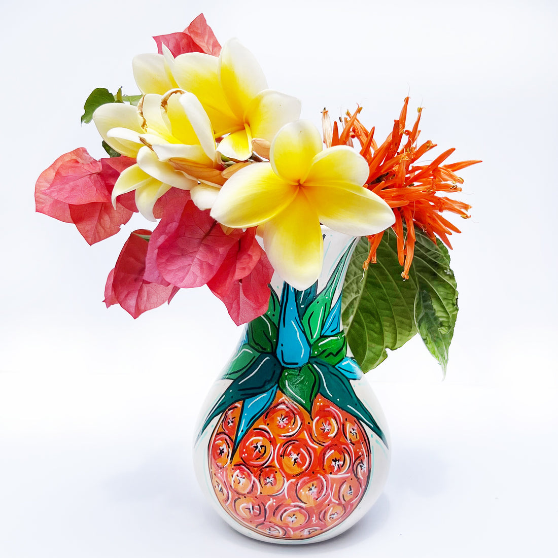 PINEAPPLE MEDIUM BULB VASE