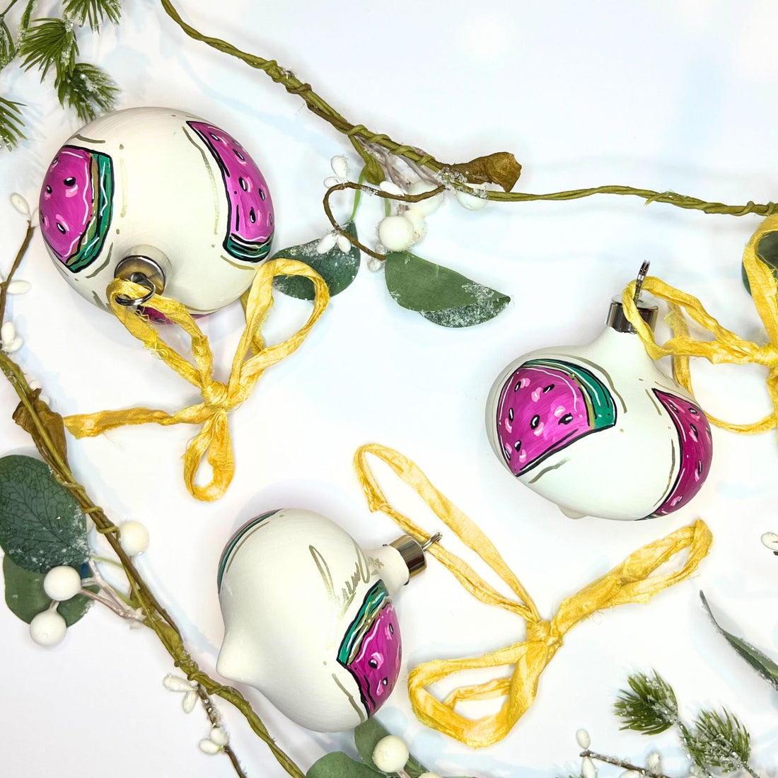 Watermelon Ornaments