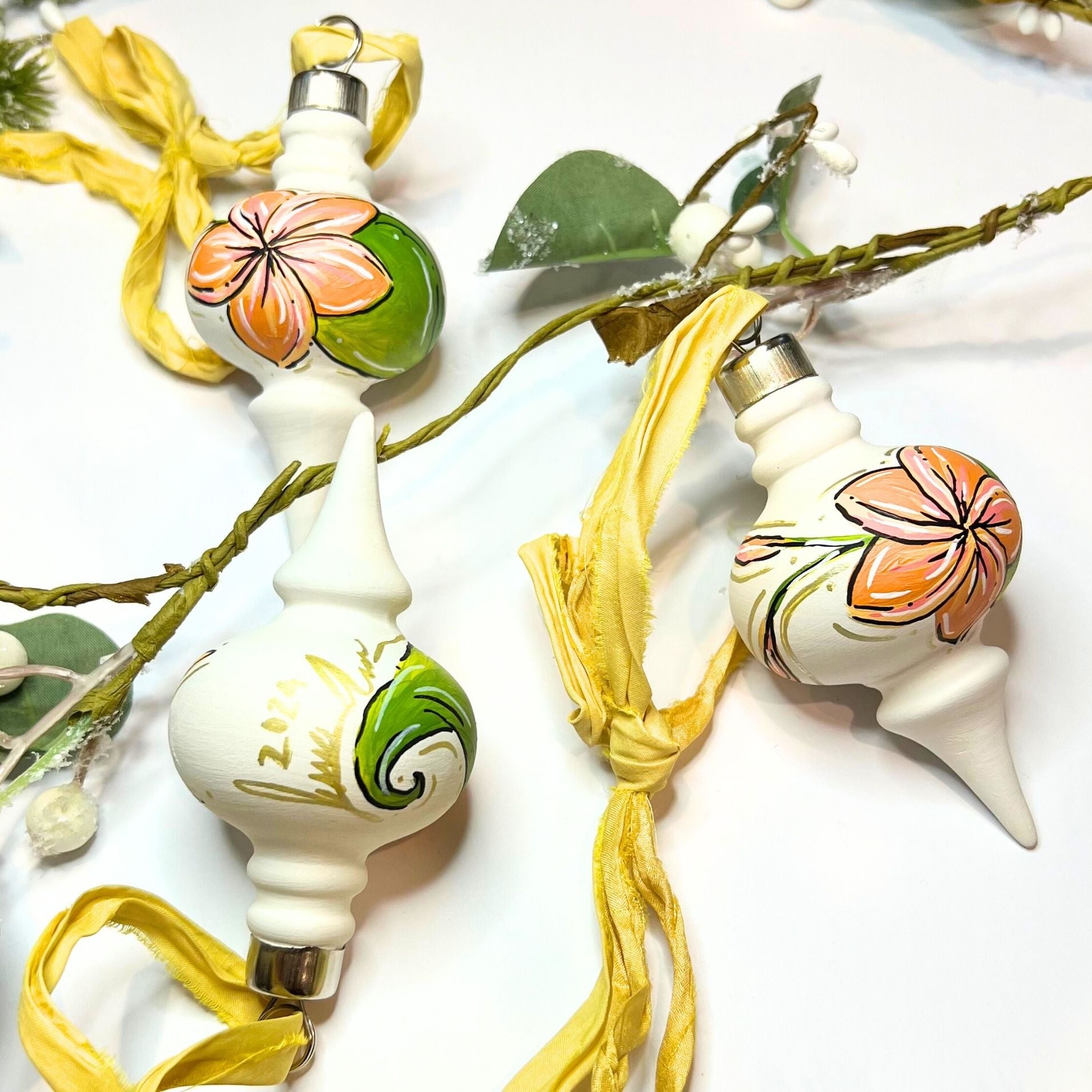 Frangipani Ornaments