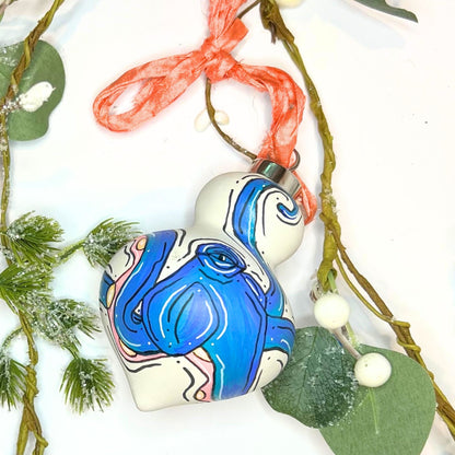 Blue Octo Ornament