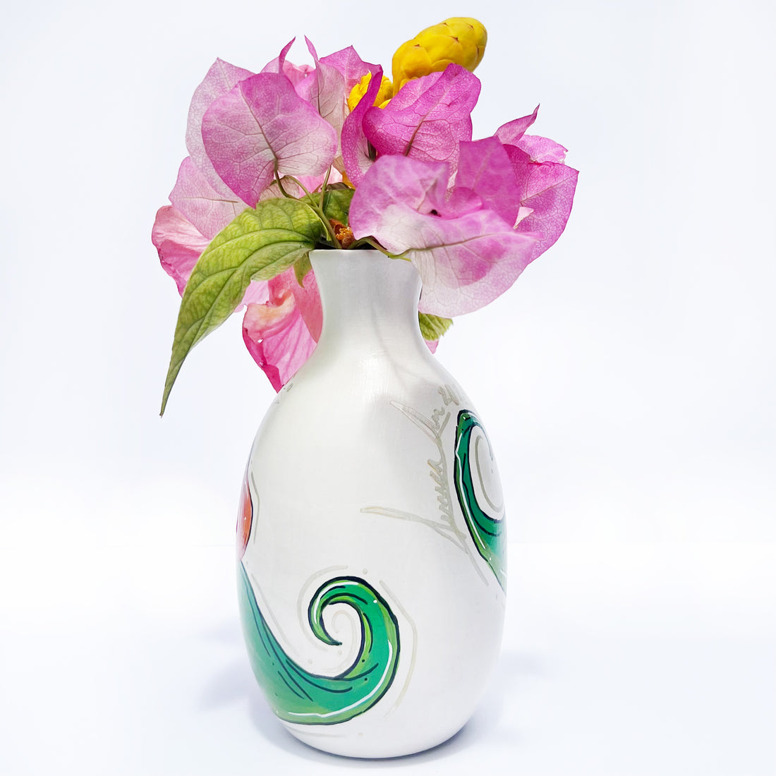 HIBISCUS MEDIUM OVAL VASE