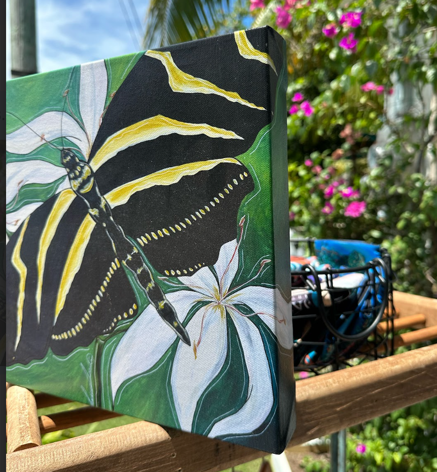 EVERGLADES BUTTERFLY CANVAS PRINT