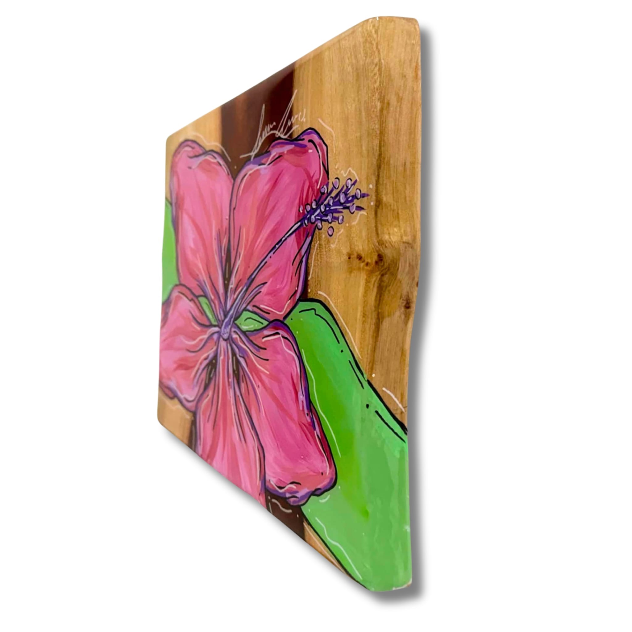 HIBISCUS LIVE EDGE WOOD MINI MONDAYS