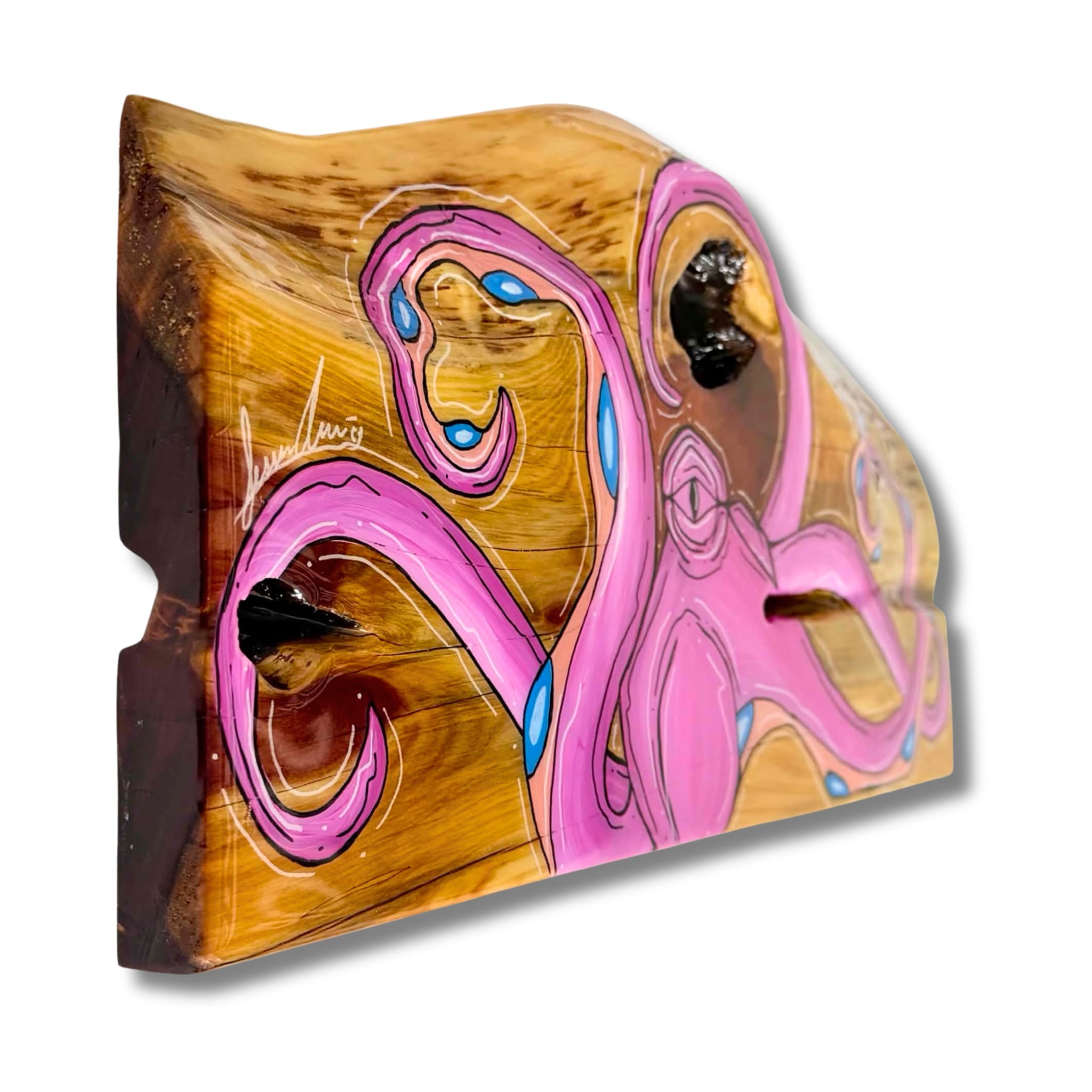 PINK OCTO LIVE EDGE WOOD MINI MONDAYS
