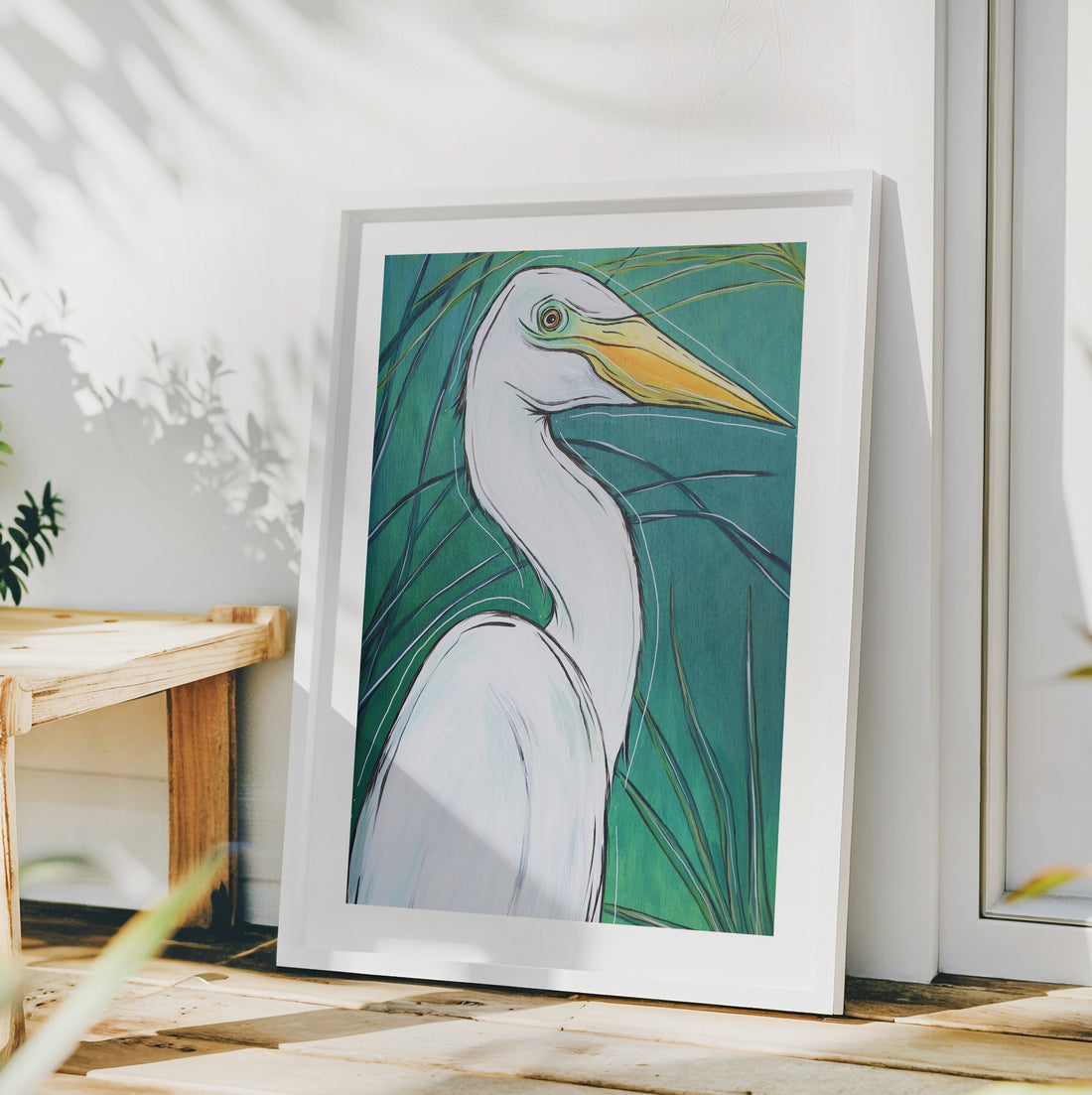 Everglades Egret Print