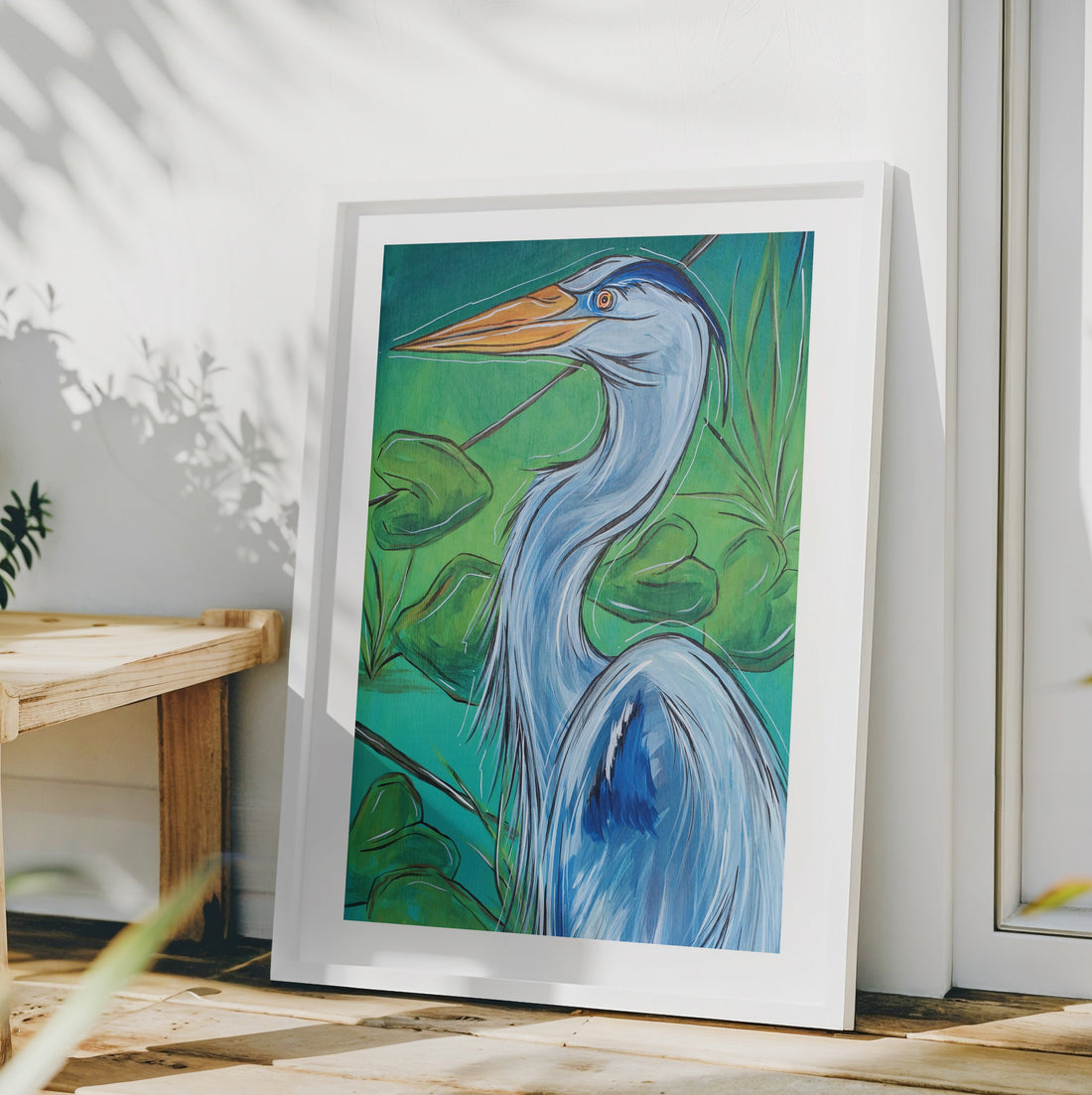 Everglades Heron Print