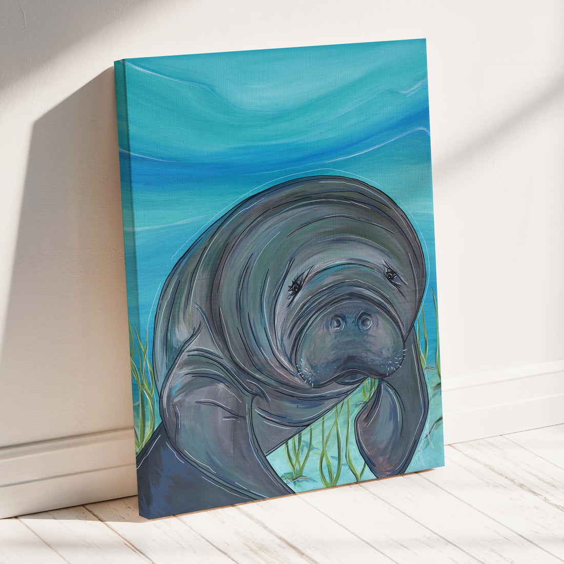 Everglades Manatee Print