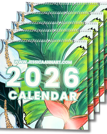 GIFT GIVING SET -FIVE 2026 CALENDARS -FREE SHIPPING-