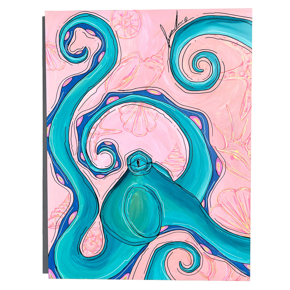 Seaside Octo 18"x24"