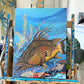 HOGFISH IN THE REEF CANVAS PRINT