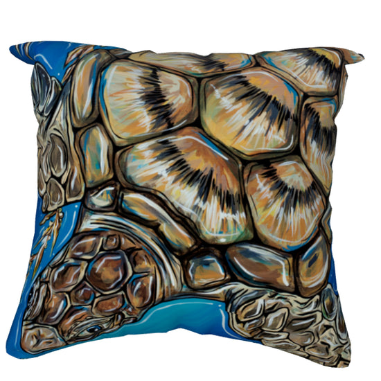 Hawksbill Turtle + Blackfin Tuna Pillow Case