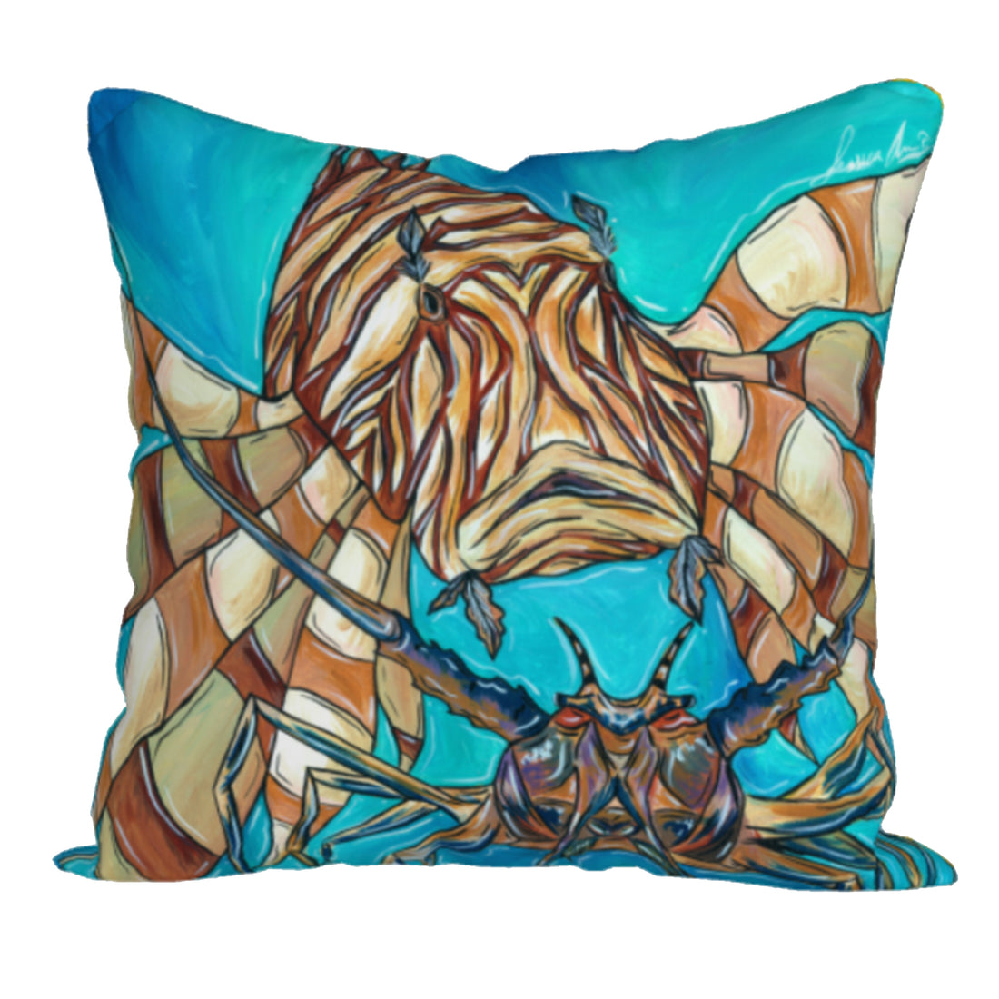 Yellowtail + Lionfish Pillow Case