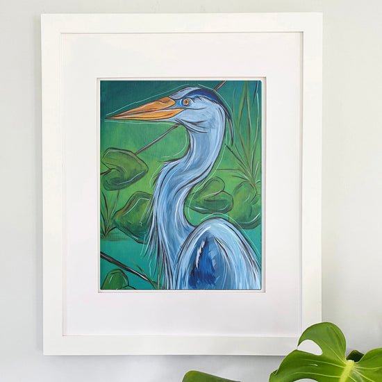 Everglades Heron Print