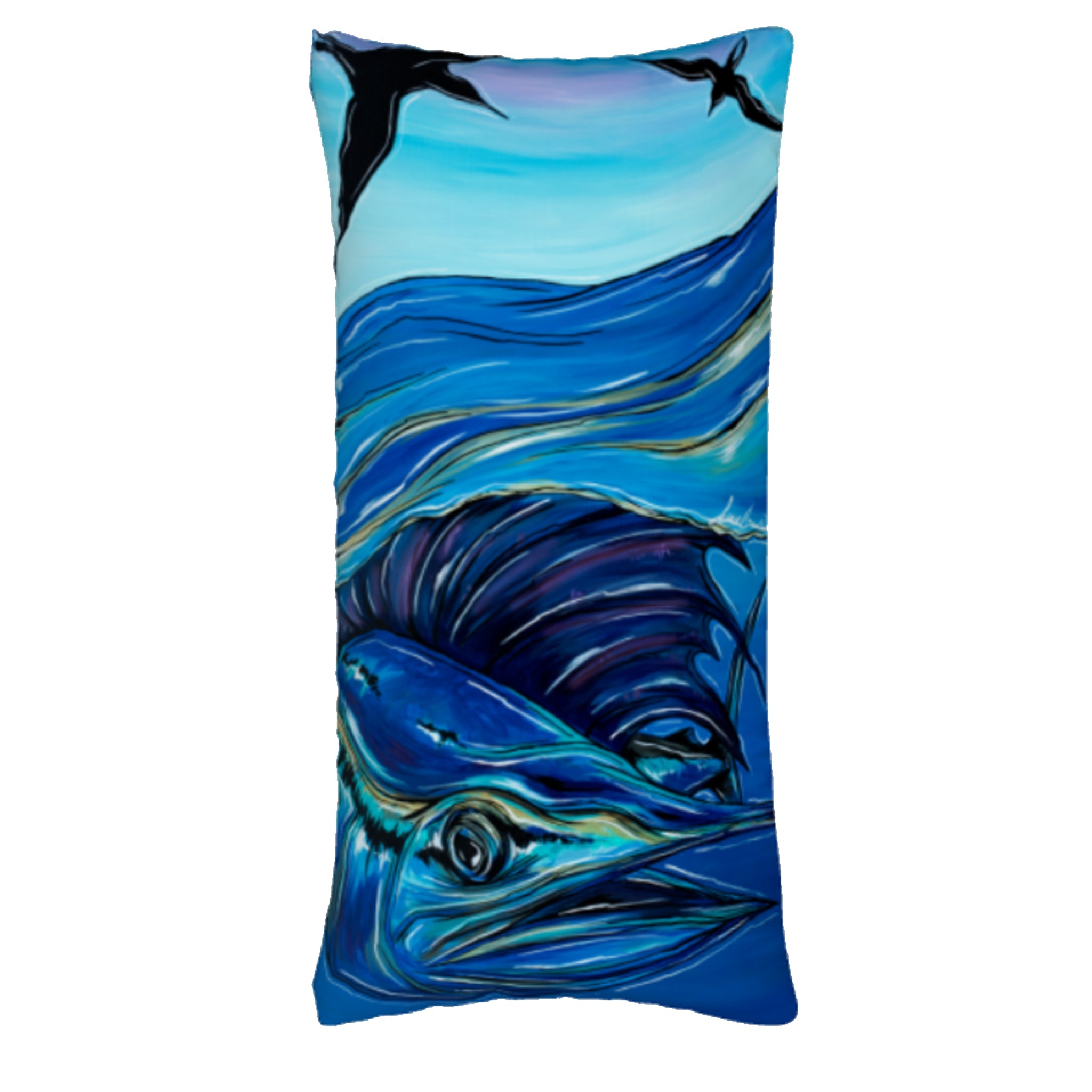 Swordfish + Sailfish Pillow Case