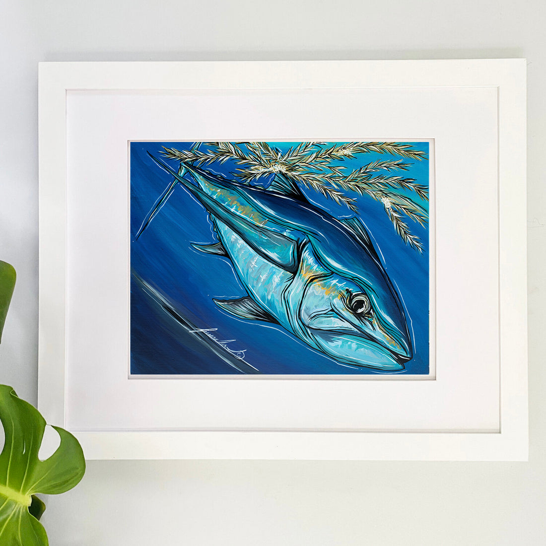 Tuna In The Weeds Print